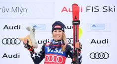 Shiffrinová ve Špindlu přepsala historii. Jste fantastické publikum, zářila v cíli