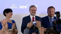 Fiala, Jurečka, Pekarová Adamová: Podívejte se na projev lídrů vítězné koalice
