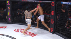 To byla rychlovka. Zápasník MMA tvrdě vypnul soupeře, stačila mu necelá minuta