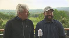 Rodinné duo Gudasů vyrazilo na golf, nechybělo vzájemné špičkování