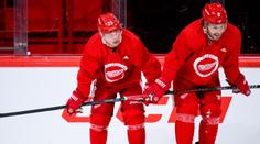 Frustrace se stupňuje. Hráči Red Wings se na tréninku poprali