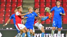 Slavia v prázdném Edenu porazila Liberec. Baník vstřelil sporný gól