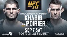 Chabib vs. Poirier v atraktivním čase! ZDE můžete sledovat UFC 242