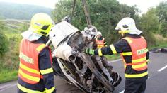 Tragédie na Děčínsku! V ohořelém autě našli mrtvé tělo