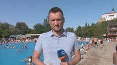 Kolaps v přímém přenosu. Reportér TV Markíza neustál brutální vedra