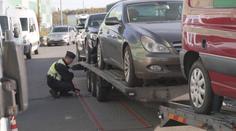 Policisté kontrolovali nákladní auta. Problém měla třetina vozů