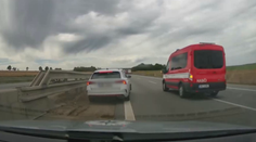 VIDEO: Po D1 kličkoval opilý řidič. Nadýchal téměř čtyři promile