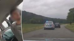 VIDEO: Muž se nechal natáčet při honičce! Zastavily ho až výstřely