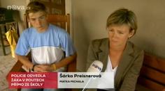 Michal (15) byl obviněn z šikany! Policisté ho vyvedli ze třídy v poutech