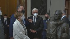 Návštěva německého prezidenta skončila. Do Berlína se vrátil vlakem