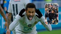 Neymar neunesl finálovou porážku, fanouškovi napálil pěstí! VIDEO