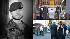 Stovky lidí se loučily s vojákem Patrikem. Pohřbili ho v bílé rakvi