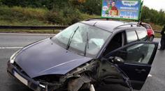 Zdrogovaná řidička si po nehodě přesedla na místo spolujezdce