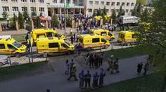 Na škole v ruské Kazani střílel 19letý mladík. Na místě jsou mrtvé děti