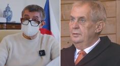 "Jsem strašný zbabělec," řekl Zeman k vakcíně. Babiš čeká na slovo lékaře