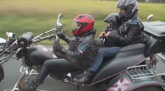 Románek (5) je vážně nemocný, motorkáři mu připravili oslavu
