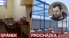 Nový domov Kramného: FOTKY z vazební věznice, kam jde kvůli vyvraždění rodiny