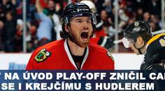 Havlát na úvod play-off zničil Calgary, dařilo se i Krejčímu s Hudlerem