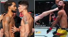 Šílené KO v UFC. Chilský zápasník svému soupeři málem ukopl hlavu