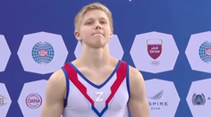 Gymnastovi se "Z" na hrudi hrozí přísný trest. Ukrajinci nás ponižují, tvrdí Rusové