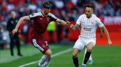 West Ham se Součkem padl na půdě Sevilly, Schick ještě Bayeru nepomohl