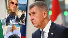 Babišová si užívá na Jadranu, premiér v roušce jedná o rozpočtu EU