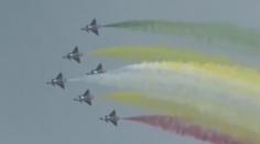 VIDEO: Dechberoucí letecká show k 70. výročí čínského letectva
