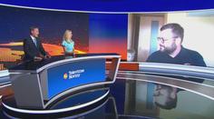 Tati, ty jsi byl v televizi! Syn přerušil vstup odborníka v Televizních novinách
