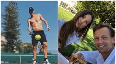 Berdych už opět trénuje! Před pár dny s Ester oslavil životní jubileum