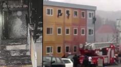 Zoufalí lidé skákali z oken! Video zachytilo požár v Poschle