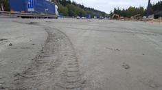 Beton na dálnici D1 poškozený řidičem opraví ve čtvrtek