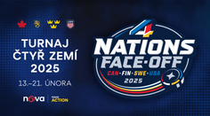 Hokejový Turnaj čtyř zemí 2025 odvysílá Nova a Nova Action