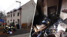 Zásah hasičů na Prostějovsku: Do domu se museli vlámat, vevnitř byl mrtvý muž