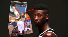 Brutalita v NBA: Náraz jako do zdi, krev všude, rozhodčí ale netrestali
