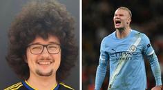 Manchester City si utahuje z vlasatého fanouška United. Využil Haalanda