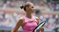 Plíšková do semifinále US Open neprošla. Krejčíková se Siniakovou jdou dál