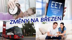 ZMĚNY V BŘEZNU: Nižší kauce na byt, víc peněz pro děti a nový čas