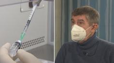 Babiš: ČR zvládne masivní očkování. Rezignaci ministra Blatného odmítá