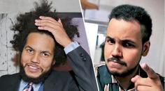 Feri po nařčení odhodil své afro. Sestřih sdílel na instagramu