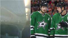Hokejisté Dallasu byli v ohrožení! Uvnitř jejich letadla se objevil kouř