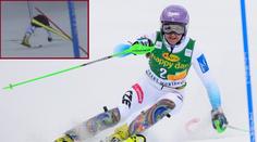 VIDEO: Ošklivý pád Strachové! Při tréninku letěla po hlavě