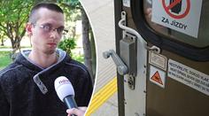 Vlaku se otevřely dveře za jízdy! Málem mě to vycuclo, říká svědek