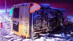 Počasí způsobilo dopravní kolaps. Policie vyjížděla k desítkám nehod