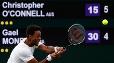 VIDEO: Krásný úder na Wimbledonu. Monfils se blýskl velkou parádou