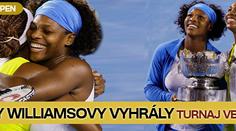 Sestry Williamsovy vyhrály turnaj ve čtyřhře