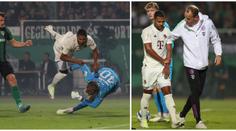 Rána pro Bayern. Hvězdný útočník se srazil s gólmanem a musí na operaci