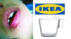 Uvařila si čaj do hrnku z IKEA, ten jí explodoval do obličeje