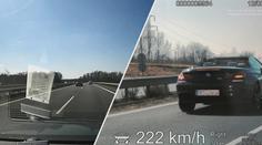 Řidič BMW předjel policejní hlídku rychlostí 222 km/h