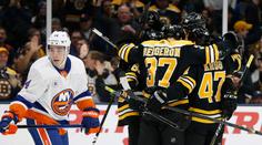 Pastrňák opět pálil a Boston porazil Islanders. Hvězdou byl McAvoy