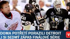 Tučňáci doma potřetí porazili Detroit a vynutili si sedmý zápas finálové série